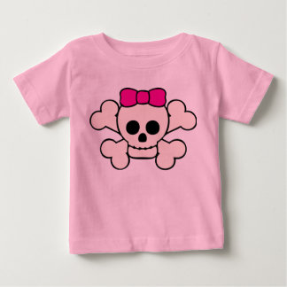 Skull and Crossbones Long Sleeve Baby T-Shirt