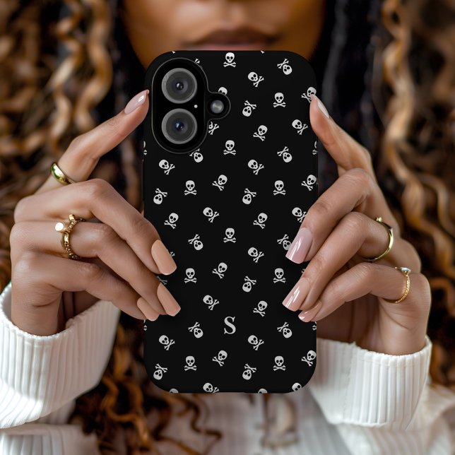 Skull and Crossbones Monogrammed Halloween (Creator Uploaded)