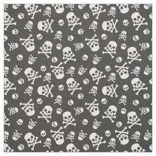 Skull and Crossbones Motorcycle Fabric