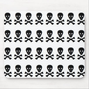SKULL  AND CROSSBONES MOUSE PAD