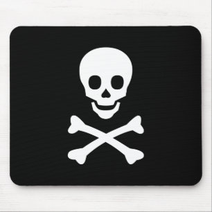 Skull and Crossbones Mouse Pad