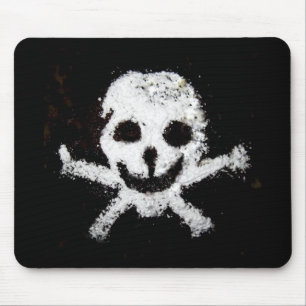 Skull and Crossbones Mouse Pad