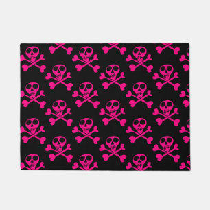 Skull and Crossbones Pattern Doormat