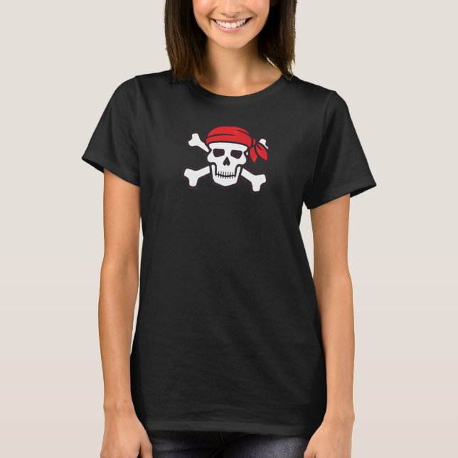 Skull And Crossbones Pirate T-Shirt (Front)