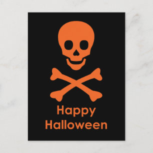 Skull and Crossbones Postcard