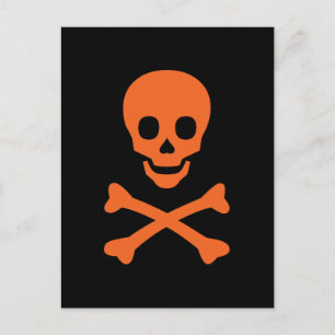Skull and Crossbones Postcard