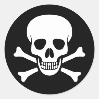 Skull and Crossbones Sticker