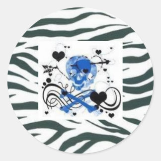 Skull and crossbones sticker