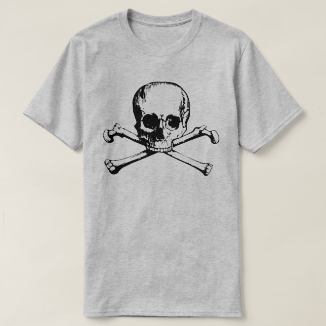 Skull And Crossbones T-Shirt (Design Front)
