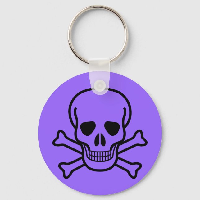 Skull and Crossboness Keychain (Front)
