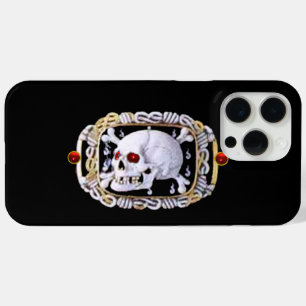 SKULL AND CROSSED BONES RUBY  RENAISSANCE JEWEL iPhone 15 PRO MAX CASE