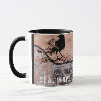 Skull and Crow Horror Personalized Mug