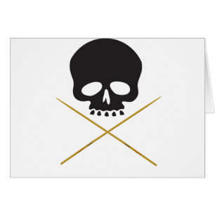 Skull and Drumstick Crossbones