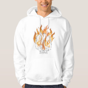 Skull and Fire Hoodie