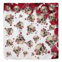 Skull and flowers 