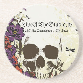 Skull and Flowers Coaster