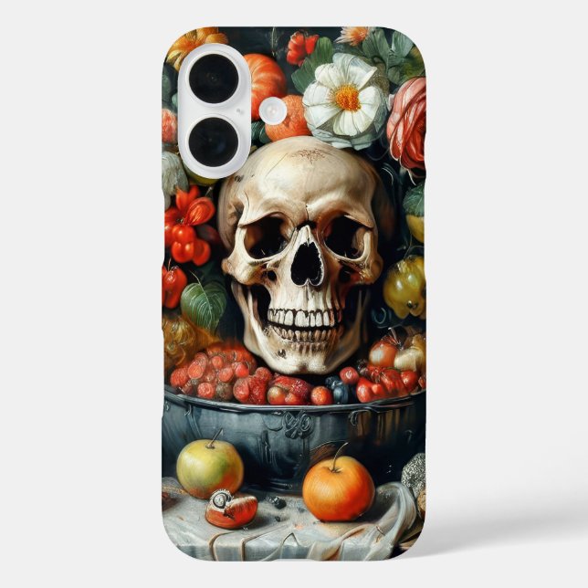 Skull and fruit in Vanitas style cover  (Back)