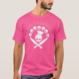 skull and knifes bbq season humour cooking smoking T-Shirt