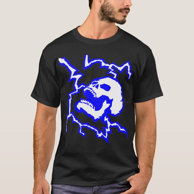 Skull and Lightning T-shirt (Front)