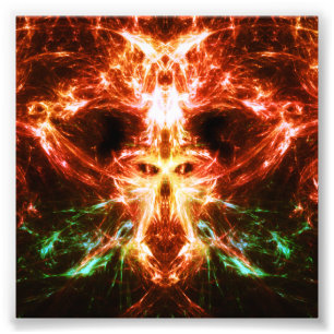 Skull and Monster Print