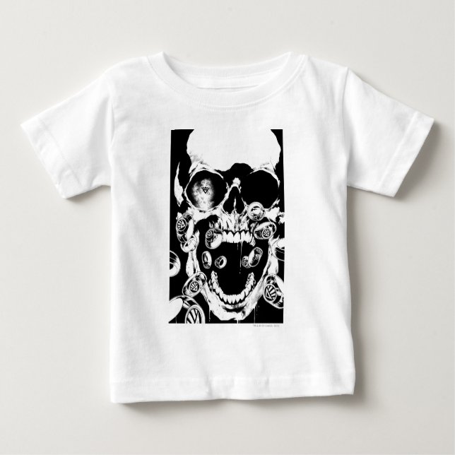 Skull and Rings Baby T-Shirt (Front)