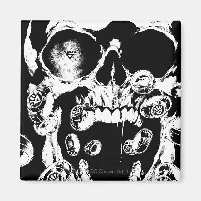 Skull and Rings Magnet (Front)