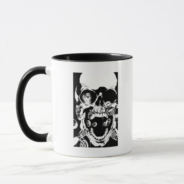 Skull and Rings Mug (Left)