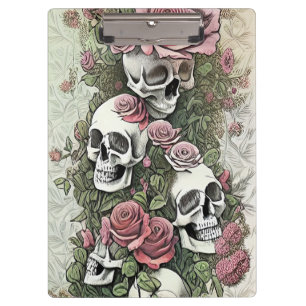 Skull and Roses  Clipboard