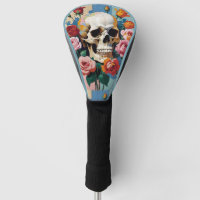 Skull and Roses Colour Block