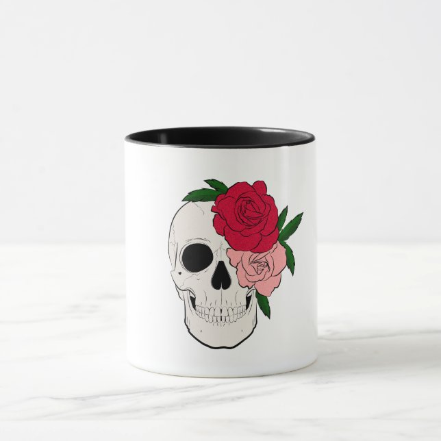 Skull and Roses Mug (Center)