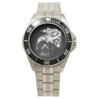 Skull and roses watch