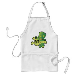 Skull and Shamrocks Standard Apron