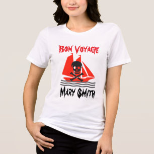 Skull and Ship Tri-Blend Shirt