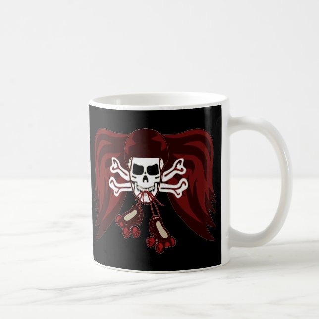 skull and skates coffee mug (Right)