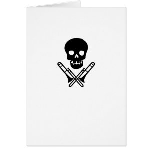 skull and trombones