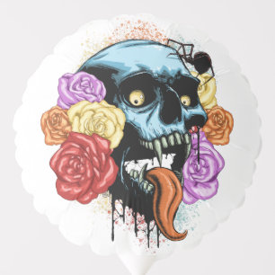 Skull Art Balloon