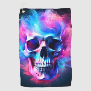 Skull Art Golf Towel