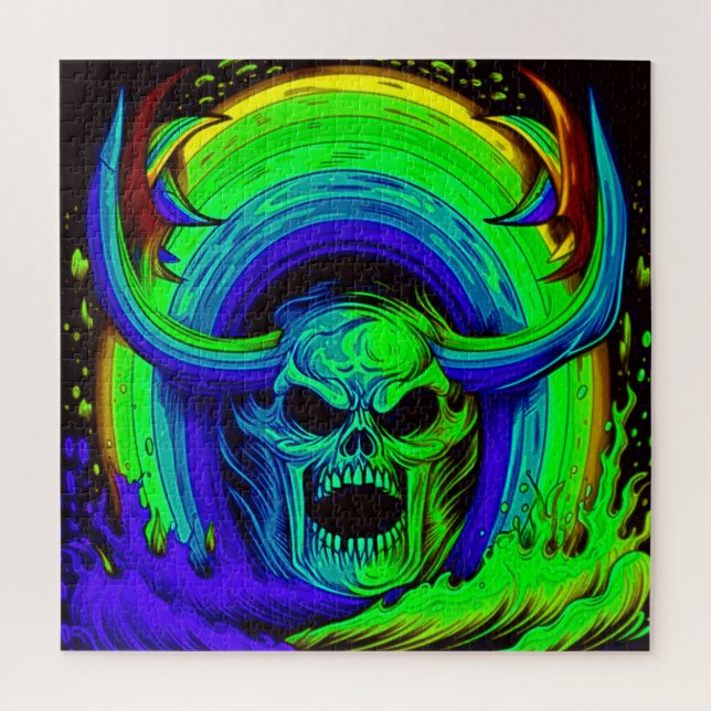 Skull Art Jigsaw Puzzle (Vertical)