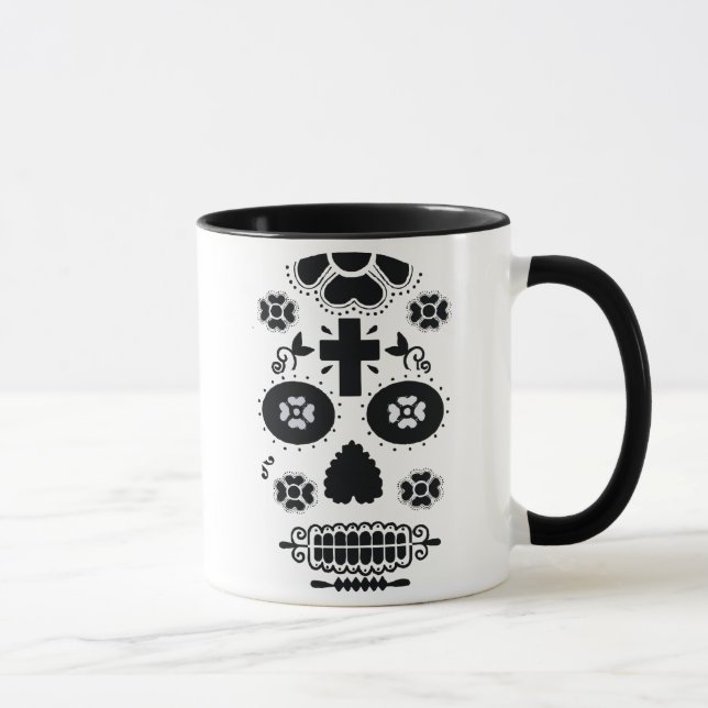 Skull Art Mug (Right)