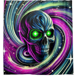 Skull Art Shower Curtain