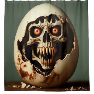 Skull Art Shower Curtain
