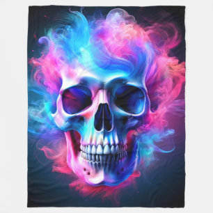Skull Artwork Fleece Blanket