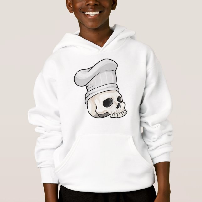 Skull as Cook with Chef hat (Front)