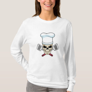 Skull as Cook with Cooking hat T-Shirt
