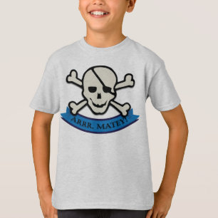 Skull - Ash Kids' Basic Hanes Tagless T-Shirt