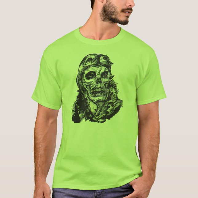 Skull Aviator T-Shirt (Front)