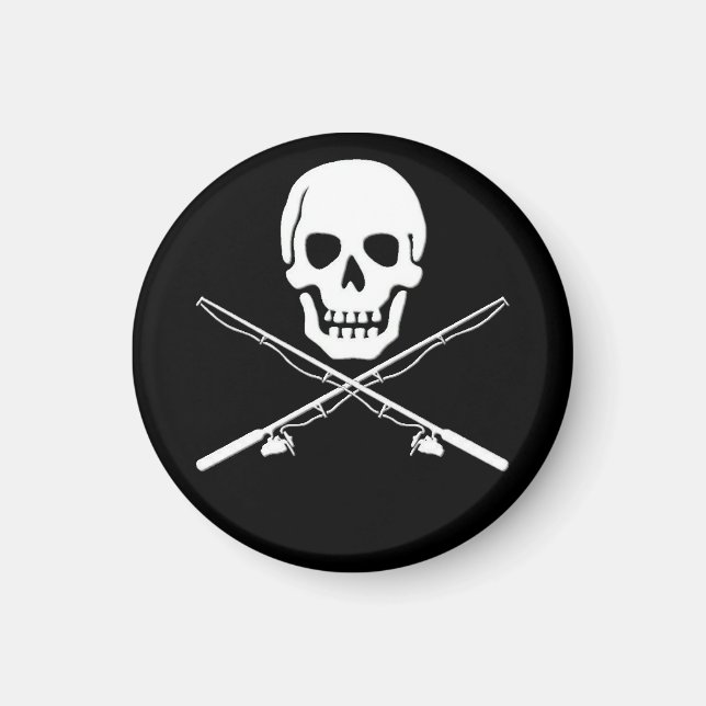 SKULL & BACKBONES MAGNET (Front)