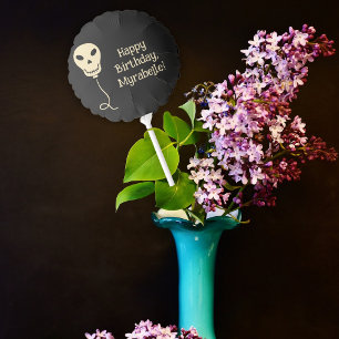 Skull Balloon Goth Birthday Party