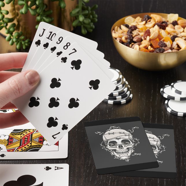 Skull Barbed Wire Playing Cards (Creator Uploaded)