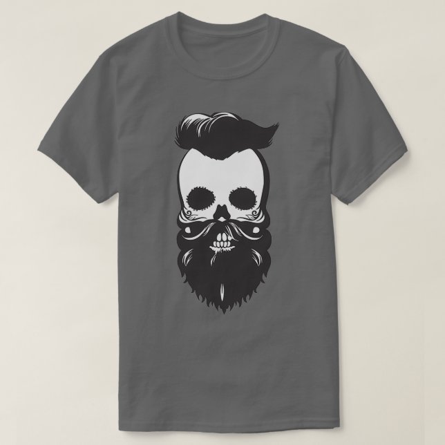 Skull Barber TShirt Classic TShirt (Design Front)